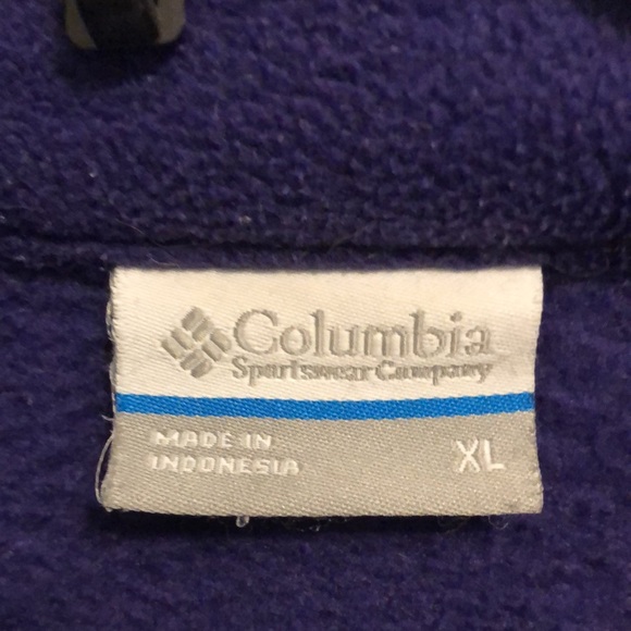 Purple Columbia Fleece- XL - Picture 3 of 3